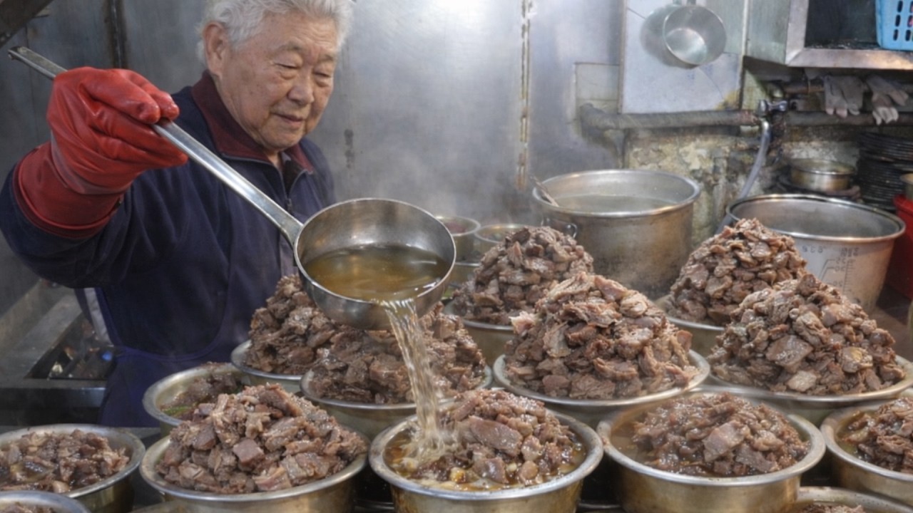 새벽부터 만석차는 전국 1등 국밥 노포?! 과장 없이 83년간 영업한 전설의 식당 Korean street food