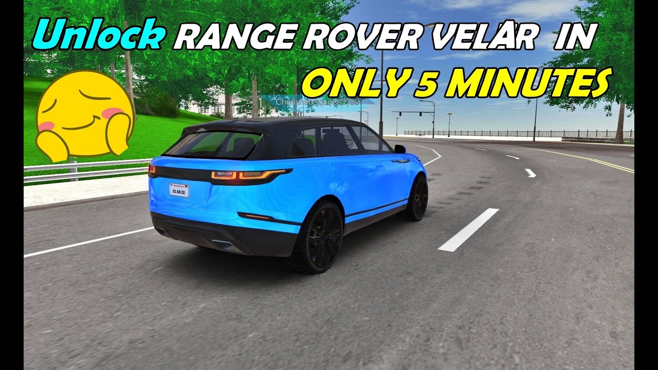 Unlock Range Rover Velar In Only 5 Minutes Petrolhead traffic quest game