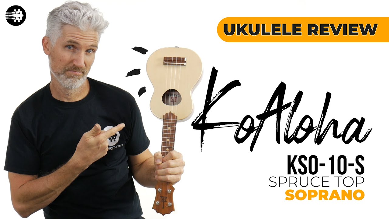 KoAloha KSO-10S Ukulele Solid Spruce Soprano | Super Ukulele Review
