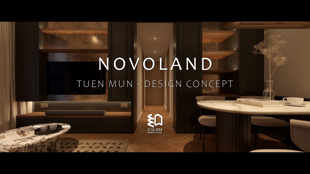 EQLBM ‧ NOVOLAND ‧ LIVING ROOM ‧ DESIGN CONCEPT ‧ NIGHT ‧ ARCHIVIZ