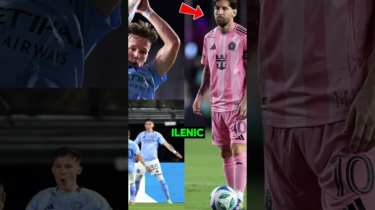 Mitja Ilenic celebr&oacute; como cristiano Ronaldo frente a Lionel Messi 😱❔