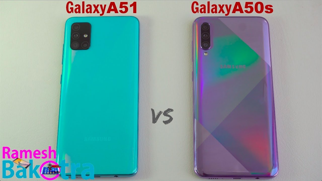 Samsung Galaxy A51 vs Galaxy A50s SpeedTest and Camera Comparison