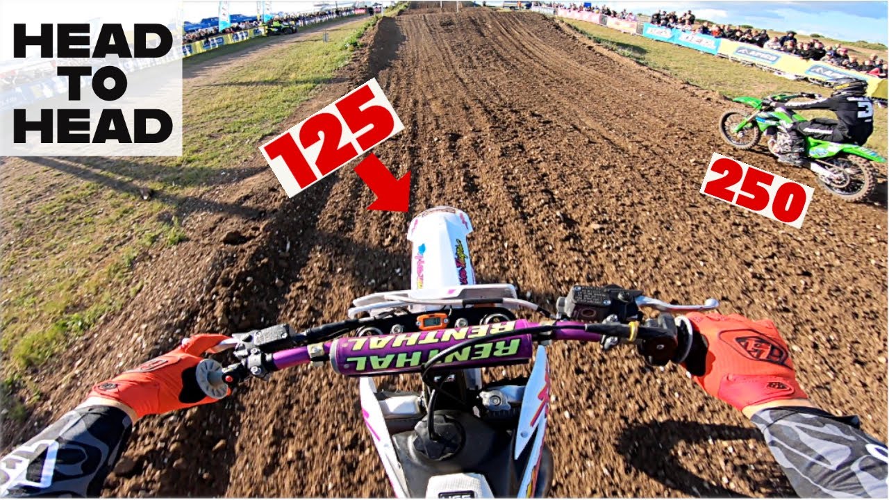RACING UK STRAIGHT RHYTHM ON MY 125 AGAINST 4 STROKES!