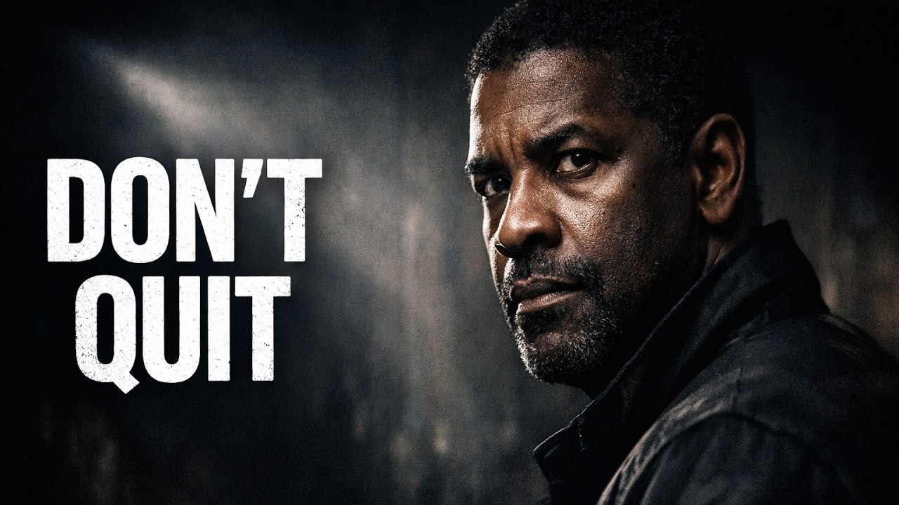 Before You Give Up, Watch This | Don’t Quit Motivation | Inspired By Denzel Washington