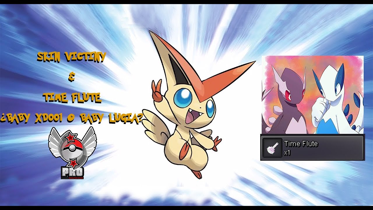 Skin Victiny  y Flauta del Tiempo (Baby Lugia) 2022