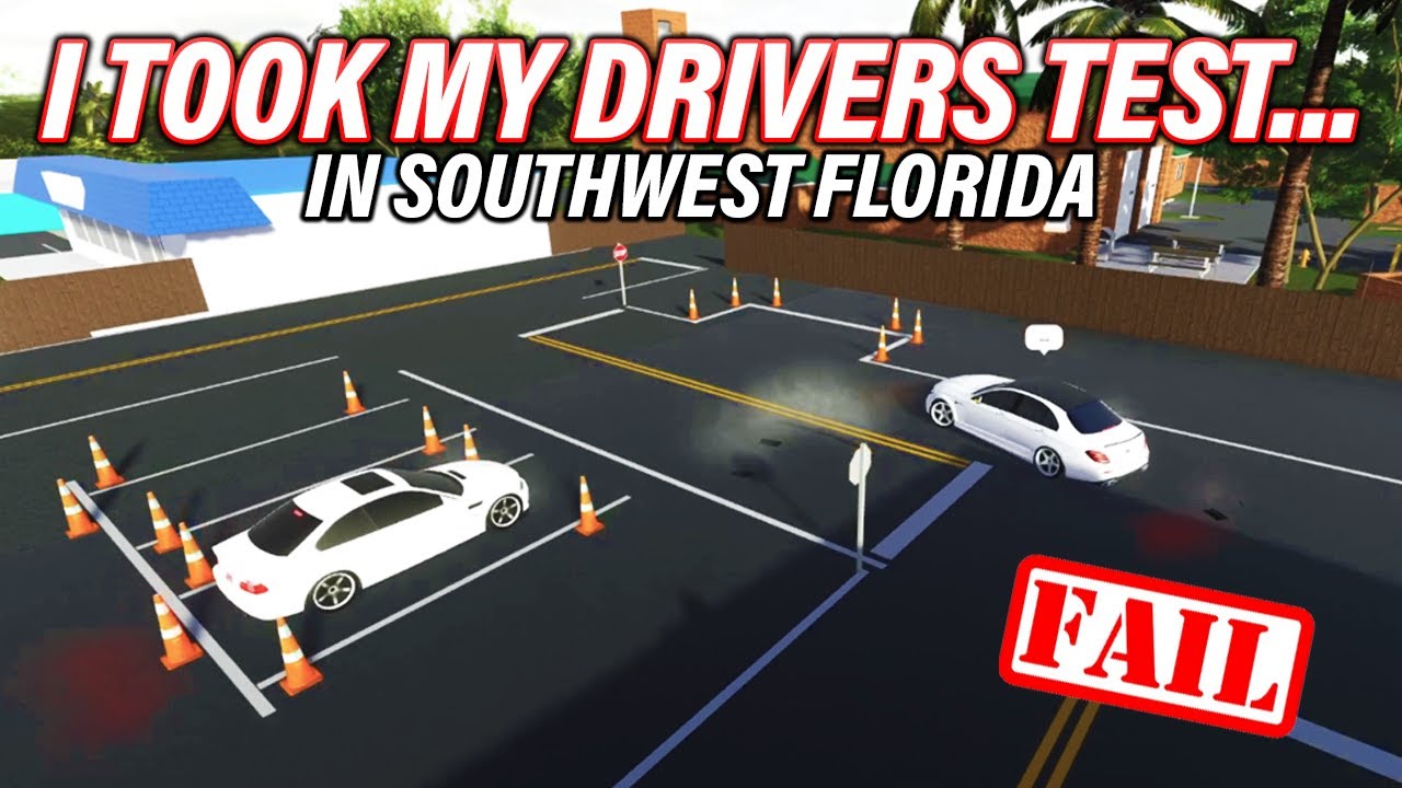 I TOOK MY DRIVERS TEST IN SOUTHWEST FLORIDA... || ROBLOX - Southwest Florida