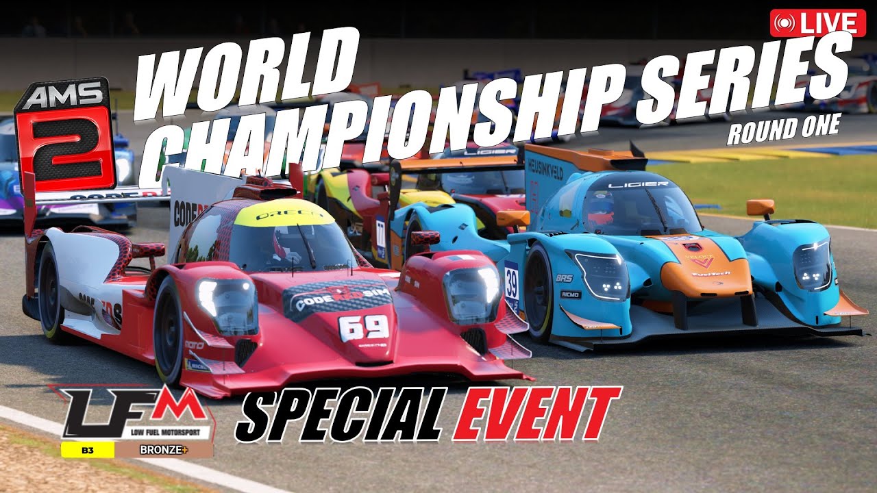 LIVE: LFM Special Event - AMS2 World Championship Series - LMP2 | Road Atlanta
