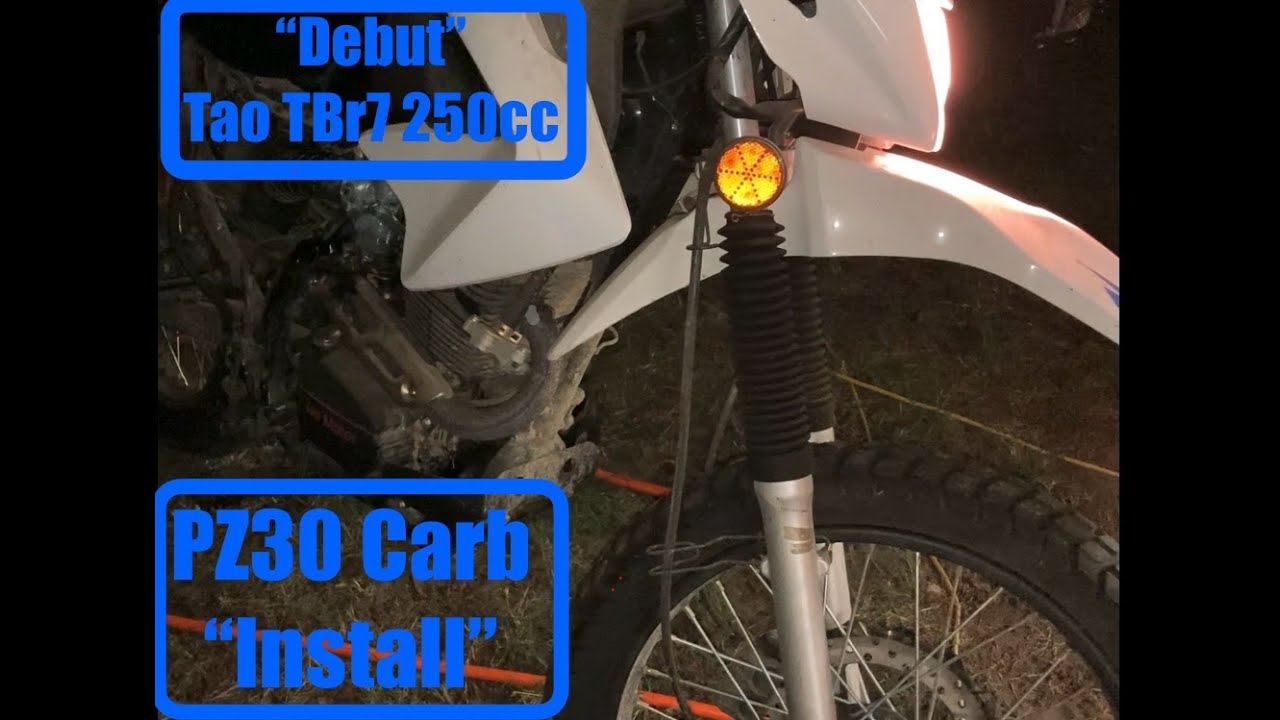 TBr7 250cc Debut - First of Many Vids - How to Install a PZ30 Card on 250cc