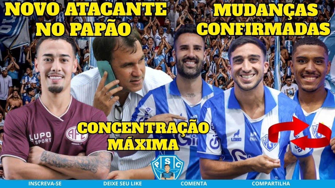NOVO ATACANTE E ALGUMAS MUDANÇAS NO TIME TITULAR 