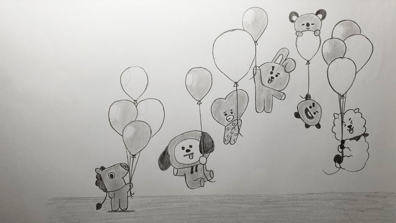 How to draw BT21