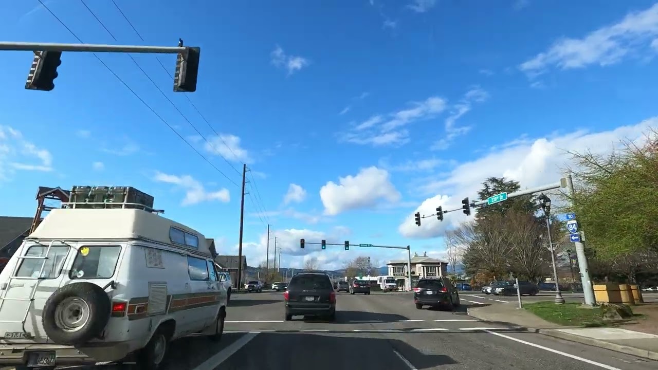 Driving from Gresham to Downtown Portland, Oregon