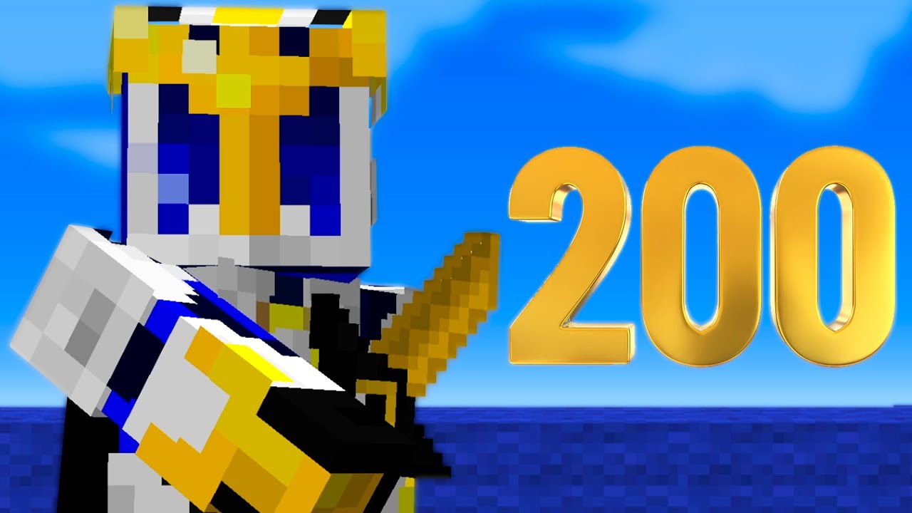 FINALMENTE PEGUEI LEVEL 200 NO BEDWARS DO MUSHMC