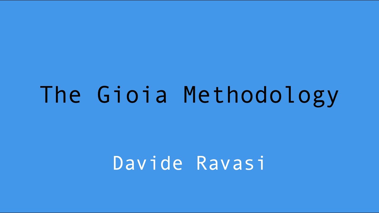Theorizing from Qualitative Data II: The Gioia Methodology