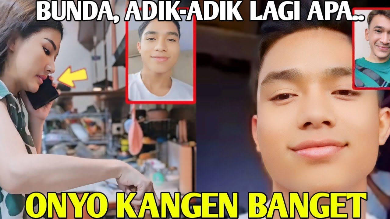 Saat Bunda Lagi Masak, Tiba2 Betrand Video Call nanyain Keadaan Adik2nya! Ayah jg Terus Pantau ONYO.