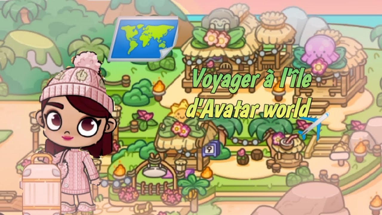 Voyage à l'île d'Avatar world avec moi @lemondedehibato