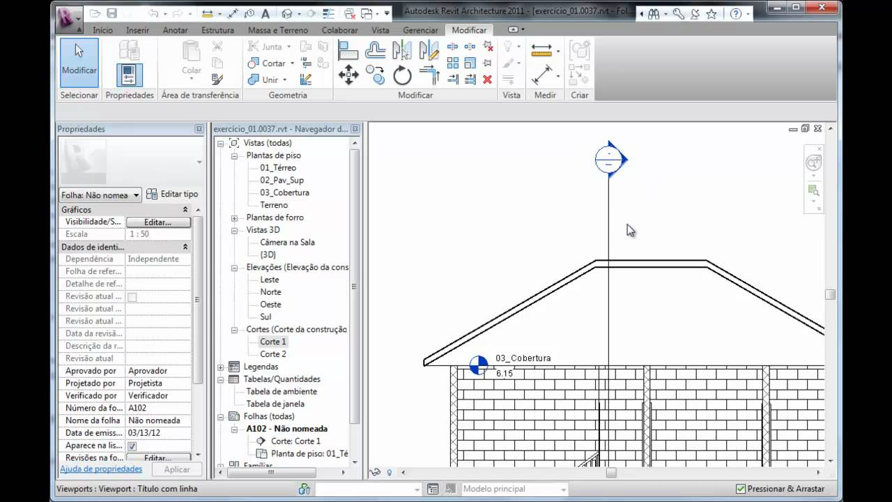 Revit I - 18 - Folhas e Carimbos