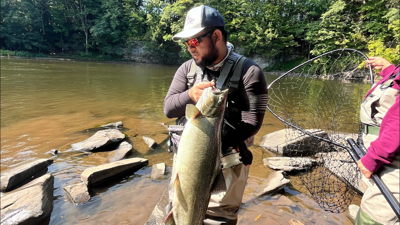 Salmón River NY,   Guía básica para pescar salmones en el famoso salmón river, en pulaski #fishing 