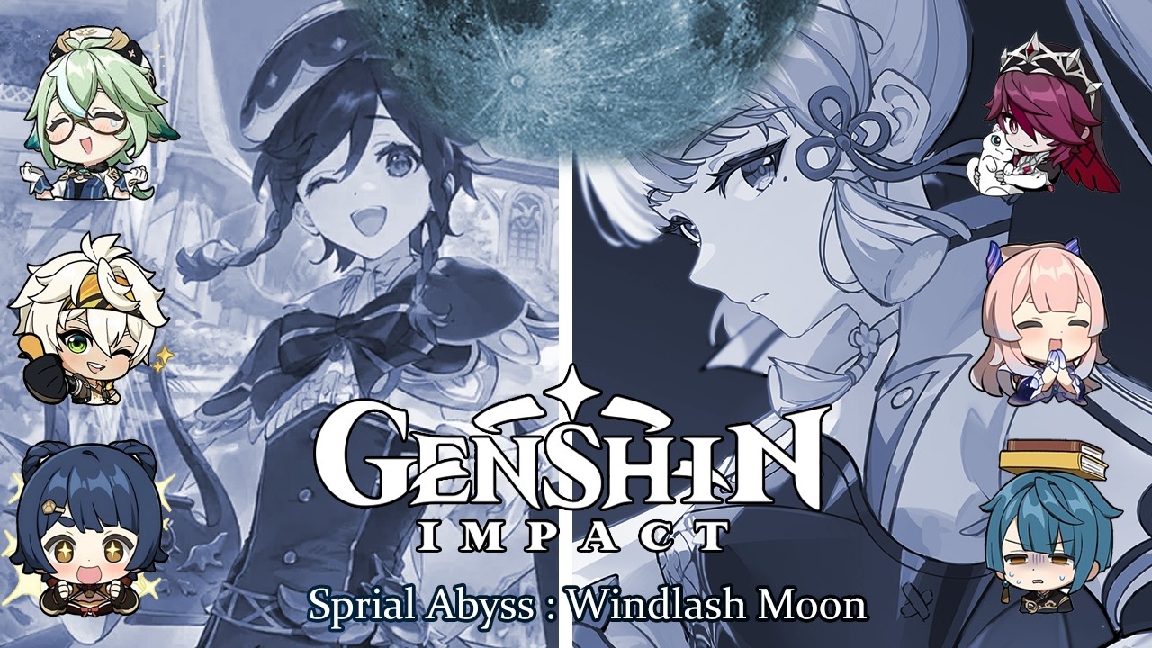 Genshin Impact - ตะลุยอบิสหรรษา Spiral Abyss : Windlesh Moon จันทราสู่เหมันต์