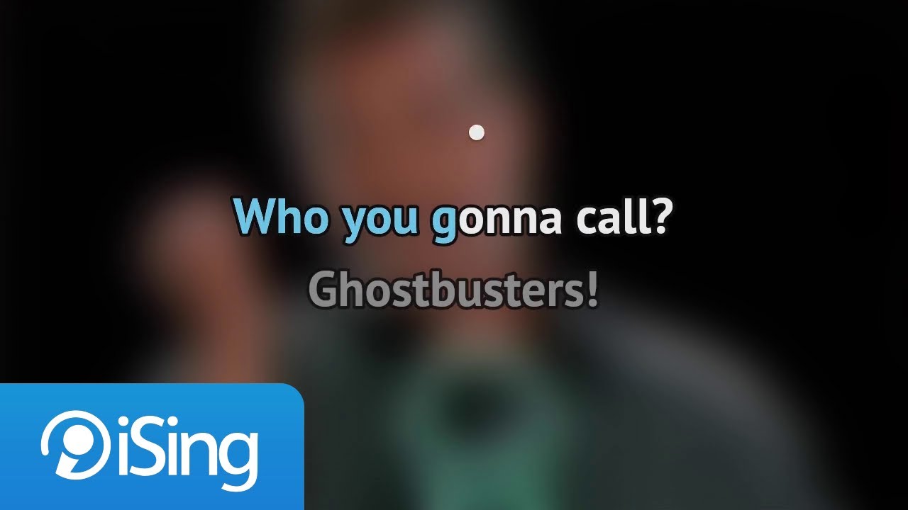 Ray Parker Jr.  - Ghostbusters (karaoke iSing)