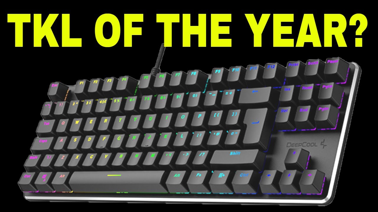 DeepCool KB500 RGB TKL Mechanical Keyboard Unboxing and  Review