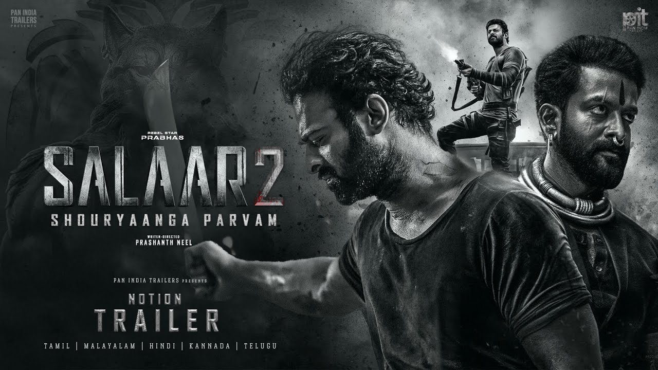 SALAAR : Part 2 - Notion Trailer | Prabhas | Prashanth Neel | Prithviraj Sukumaran | Ravi Basrur