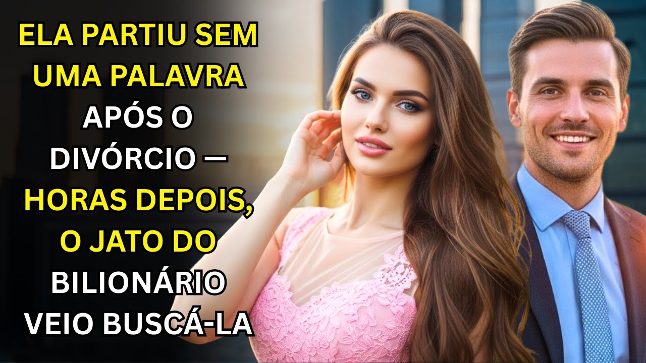 ELA PARTIU SEM UMA PALAVRA APÓS O DIVÓRCIO — HORAS DEPOIS, O JATO DO BILIONÁRIO VEIO BUSCÁ-LA