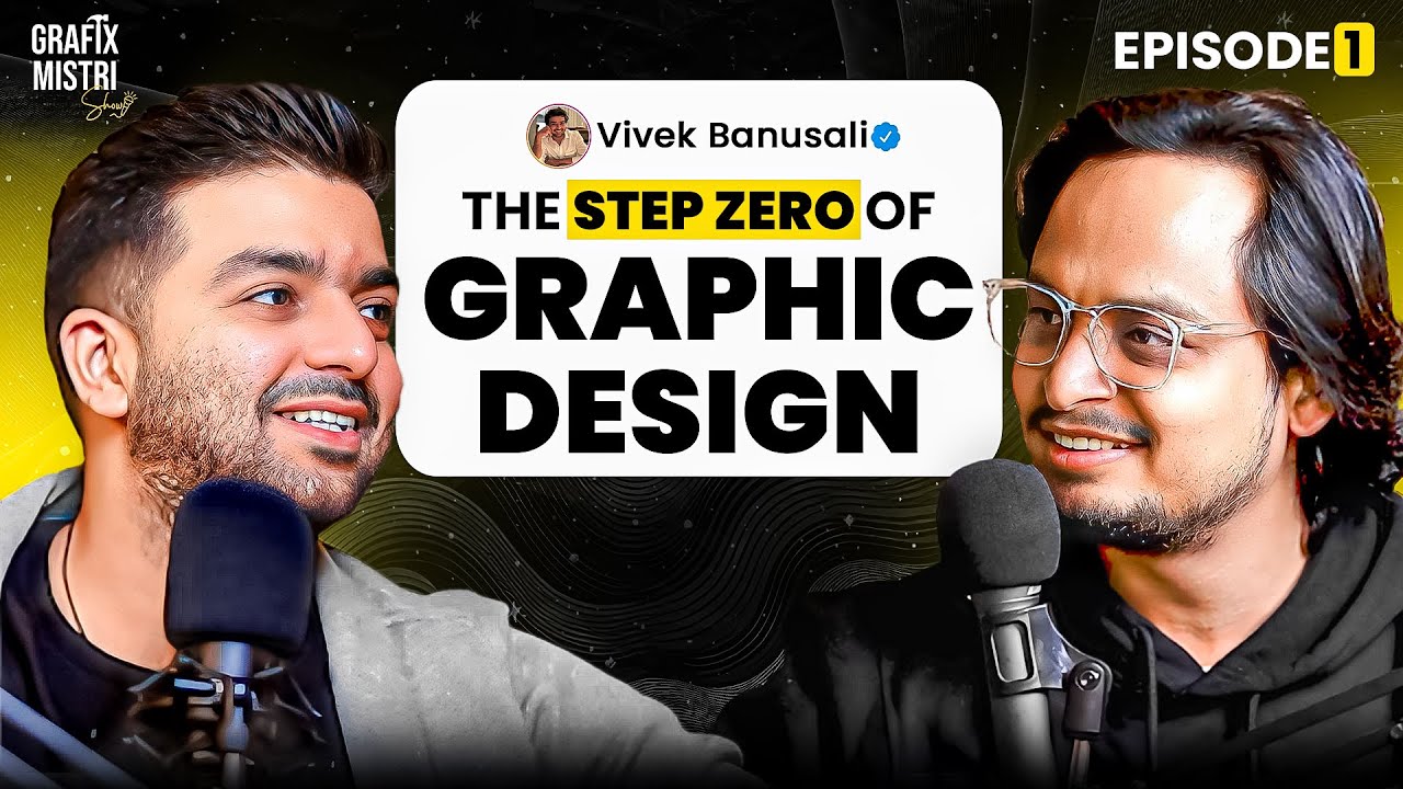The only video you need to watch before starting Graphic Designing | Grafix Mistri Show | Ep. 1