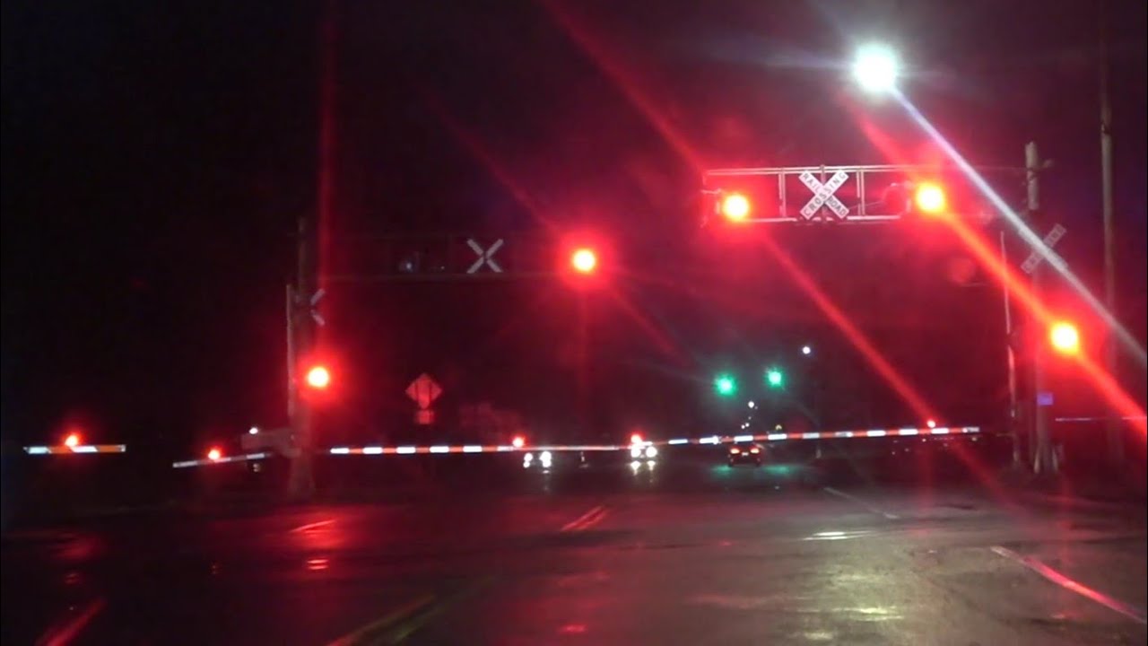 Front and Rear Engines On Herzog Ballast Train!  Norfolk Southern Train At Night Trains w DPU + More