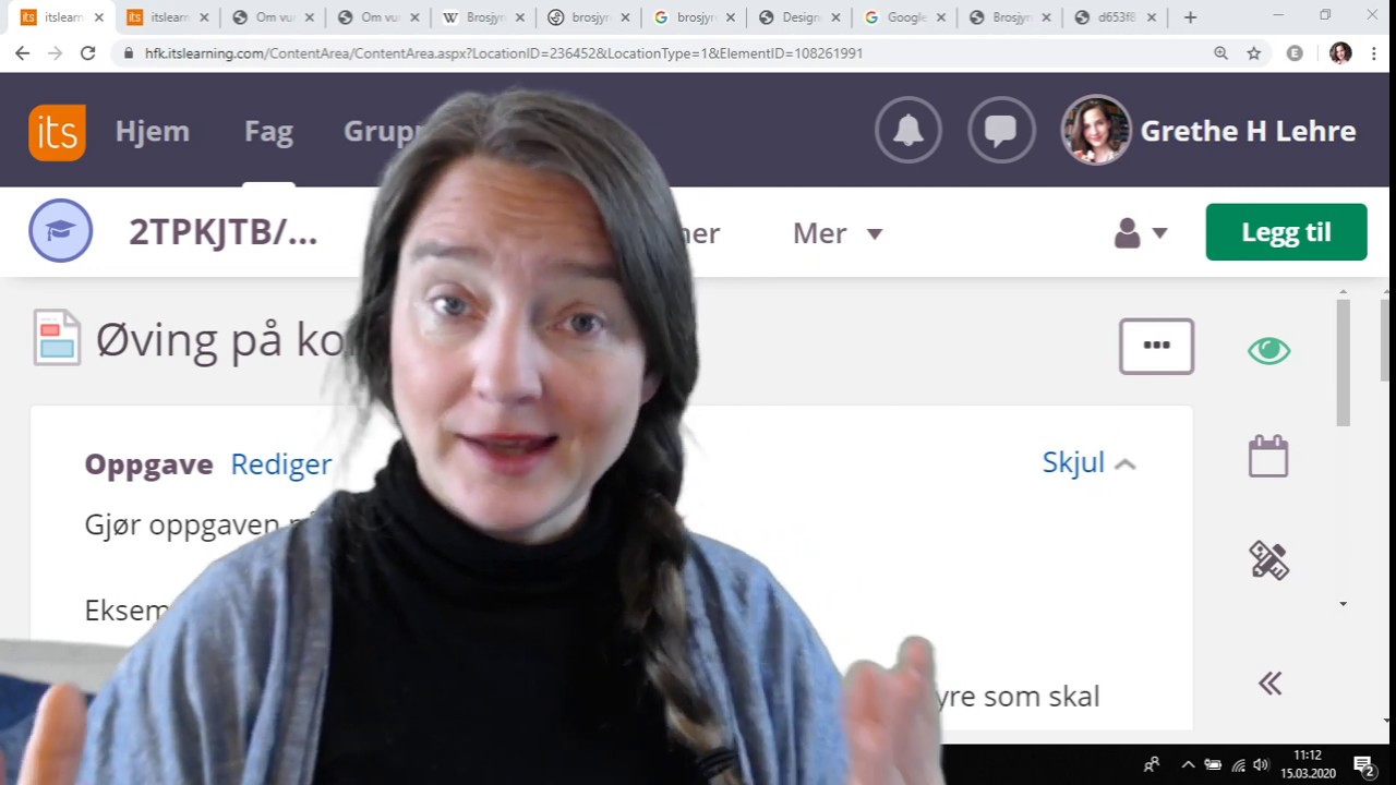 Kortsvar 1. Presentasjon av oppgave og vurderingskriterier
