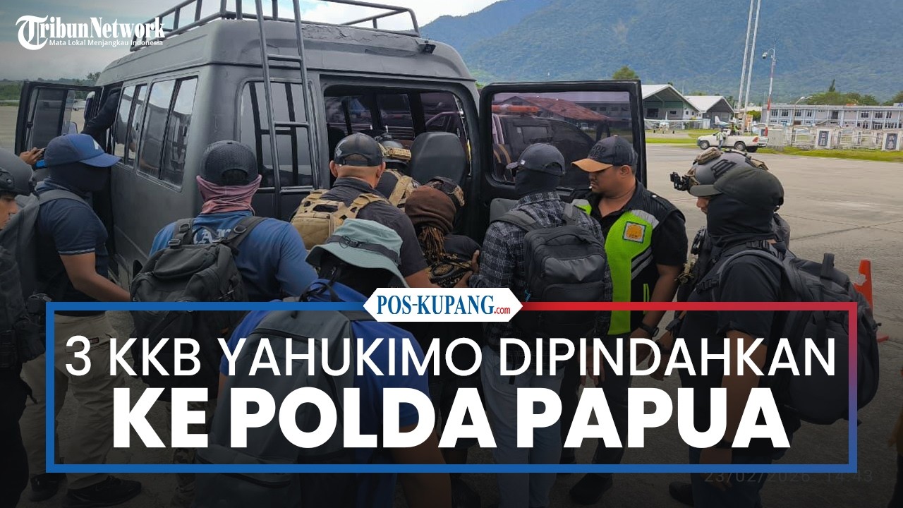 3 Tersangka KKB Yahukimo Dipindahkan ke Jayapura