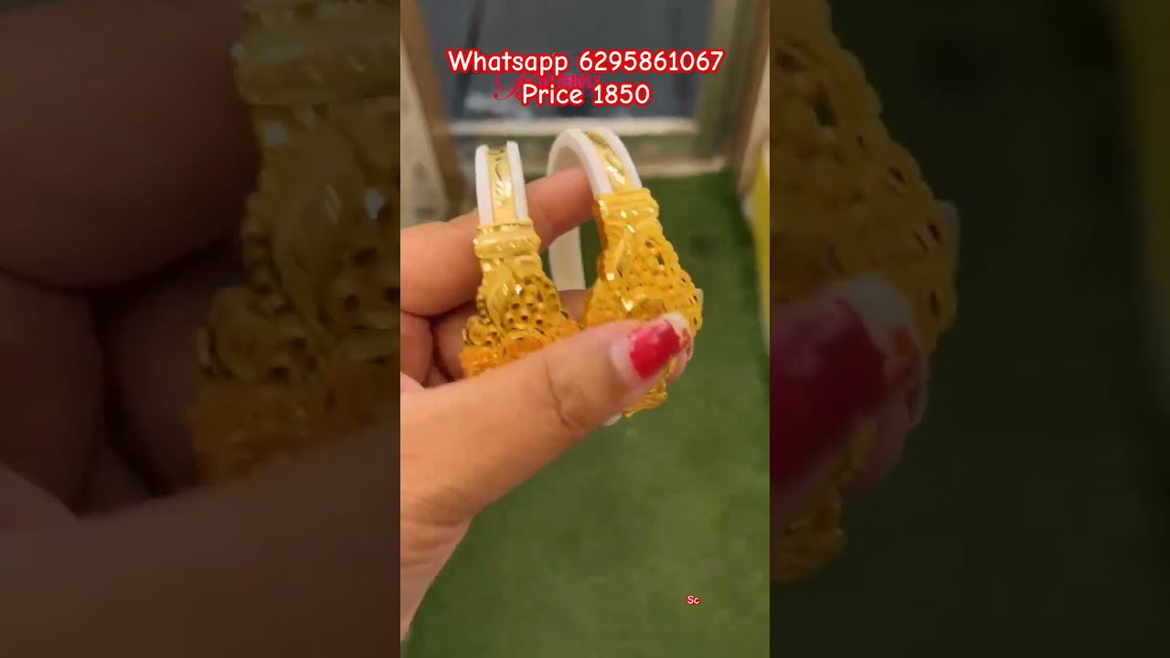 24crt gold plated bracelet sakha badhano whatsapp 6295861067@priyankakarmakar1113#gold #reels#video