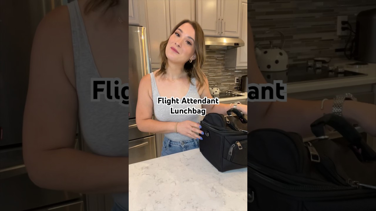 Flight Attendant Lunchbag #flightattendantlife #travel