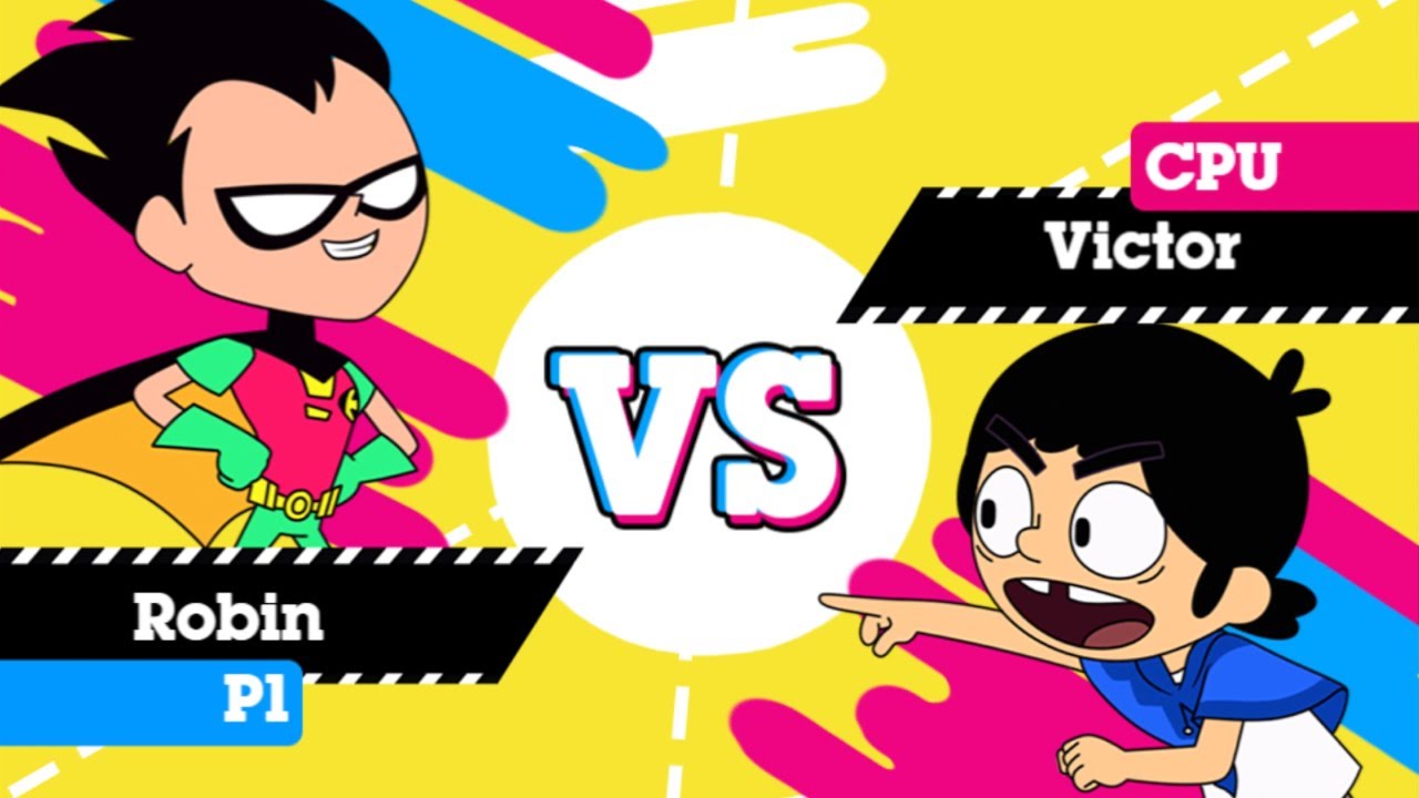 Teen Titans Go: Super Disc Duel 2 - Victor is Starstruck About Robin (CN Games)