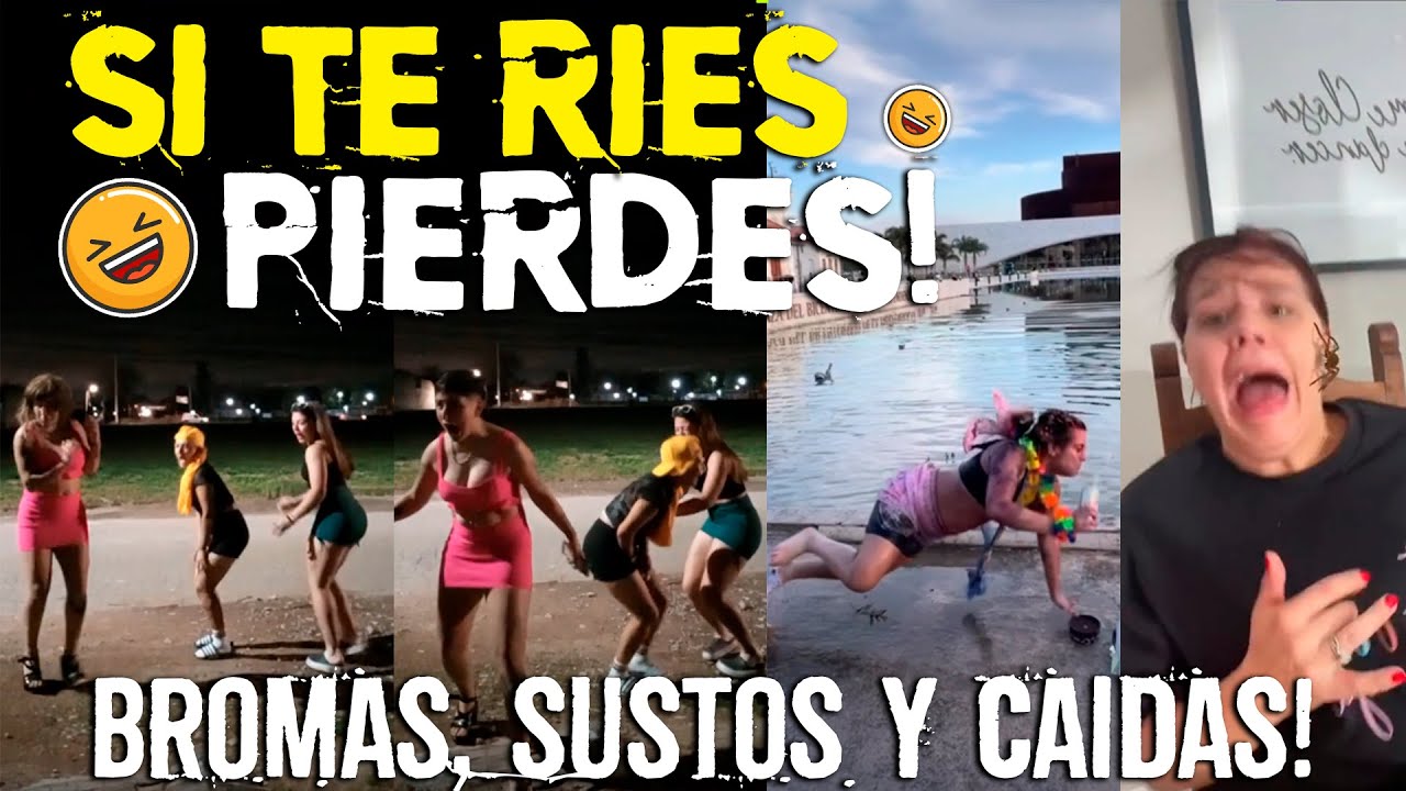 RISAS ASEGURADAS😂BROMAS, SUSTOS,CAIDAS Y M&Aacute;S!  #SI TE RIES PIERDES!🤣