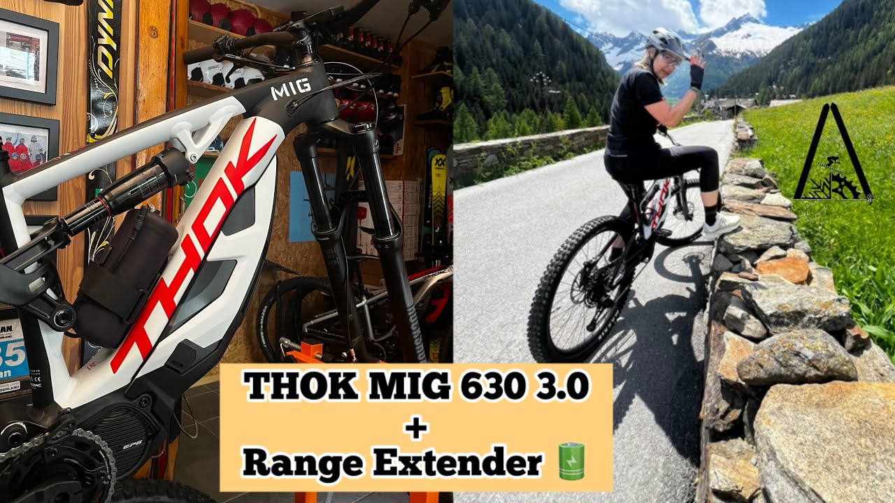 THOK MIG 630 3.0 + Range Extender : Noleggio MTB Ebikes in Valmalenco #thokmig #mtbebike #ebike