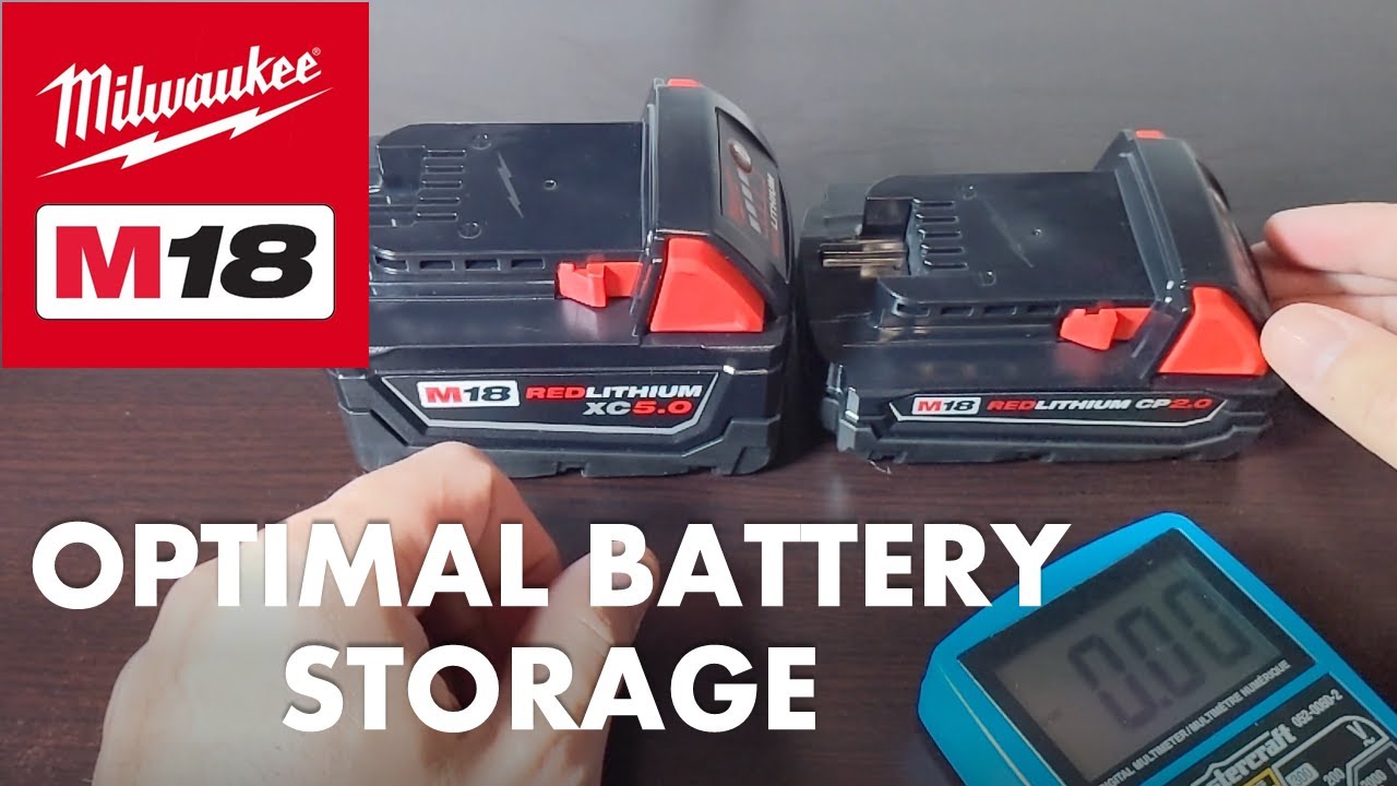 Milwaukee M18 Battery - Optimal Storage Voltage