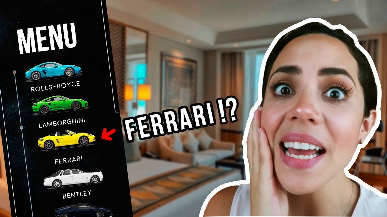 THIS HOTEL ROOM COMES WITH ANY LUXURY CAR YOU WANT | Katy Travels