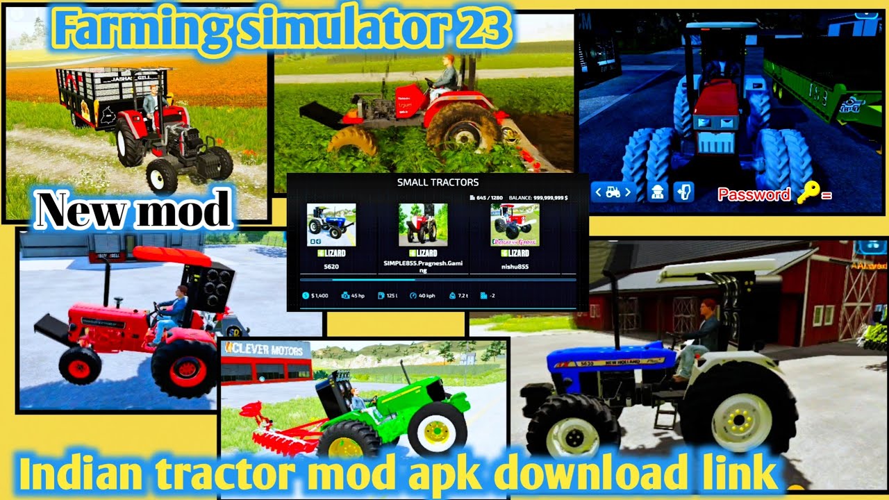 Farming simulator 23 Indian tractor mod apk Nishu deshval ka home ad mk gaming boy  is live!
