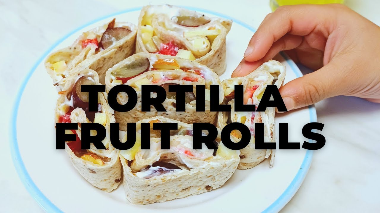 Tortilla Fruit Pinwheels l Healthy and Kid Friendly Party Snack - Flavours Treat