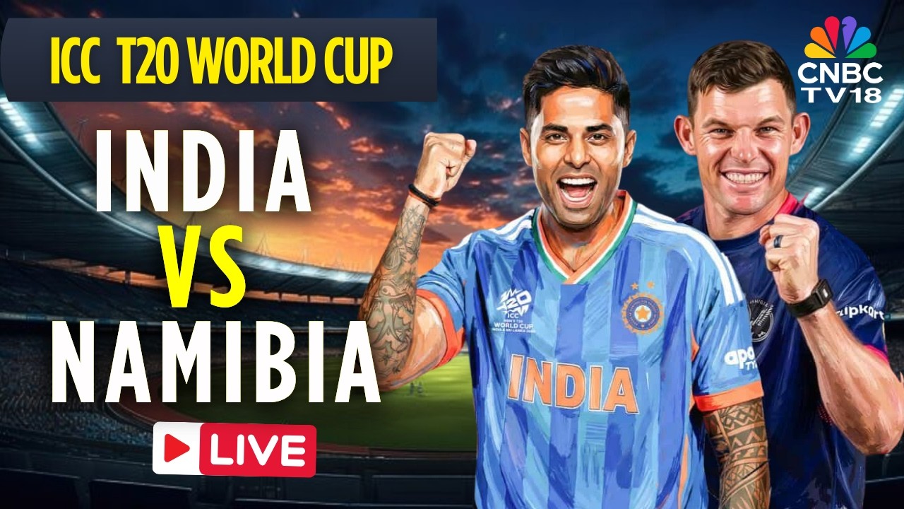 🔴India vs Namibia Match LIVE: T20 World Cup Match Score LIVE | Shivam Dube | Hardik Pandey | N18L