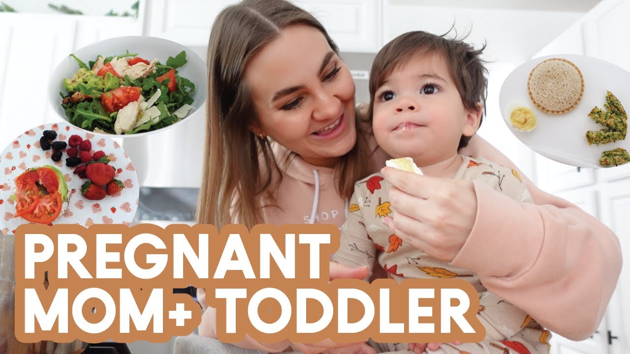 WHAT WE EAT IN A DAY | Pregnant Mom & Toddler Meal Ideas