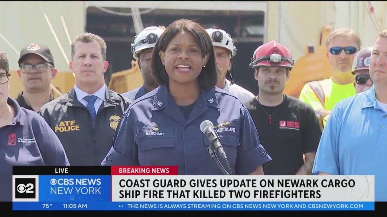 Coast Guard: Port Newark cargo ship fire officially put out