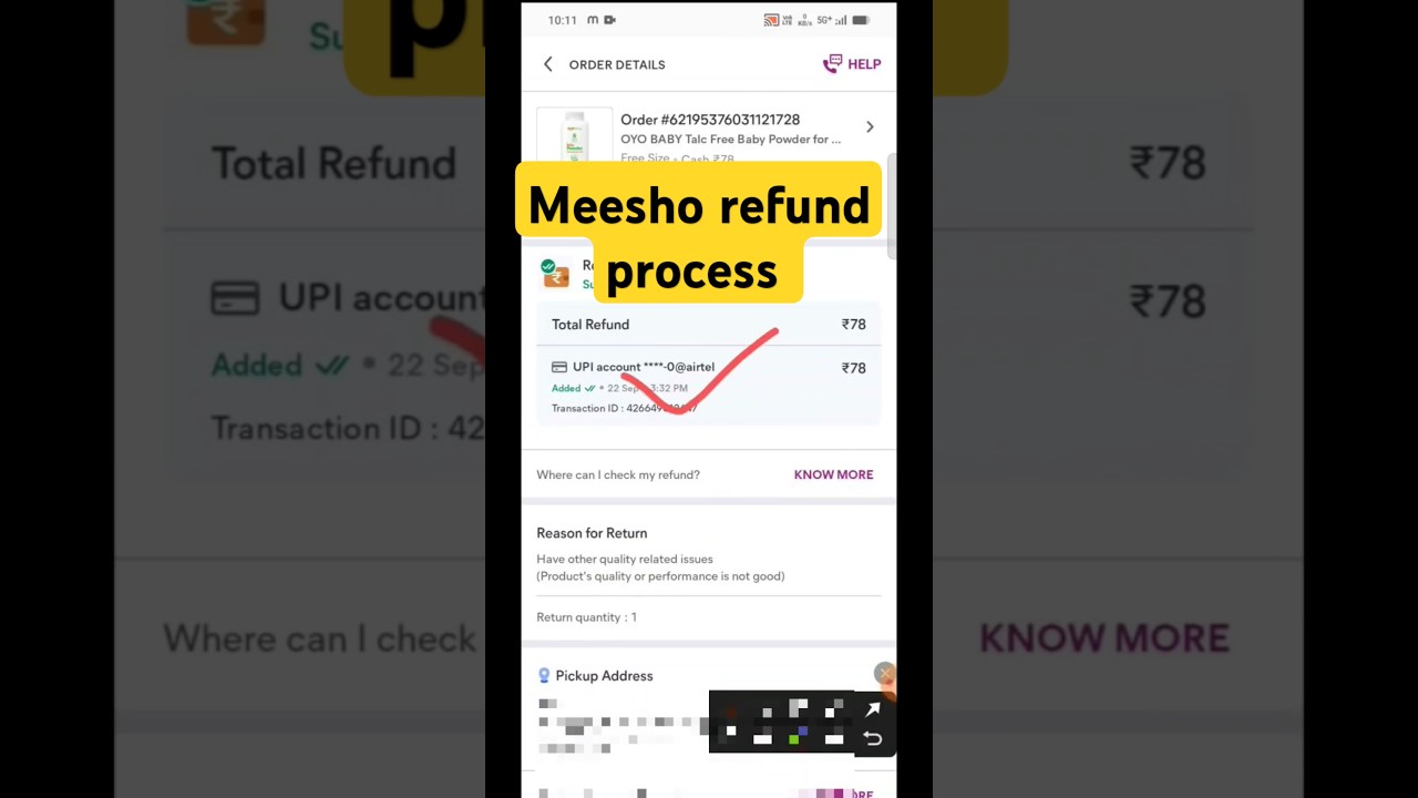 How many days does it take for Meesho refund to come to the bank? Meesho Refund Process #meesho #...