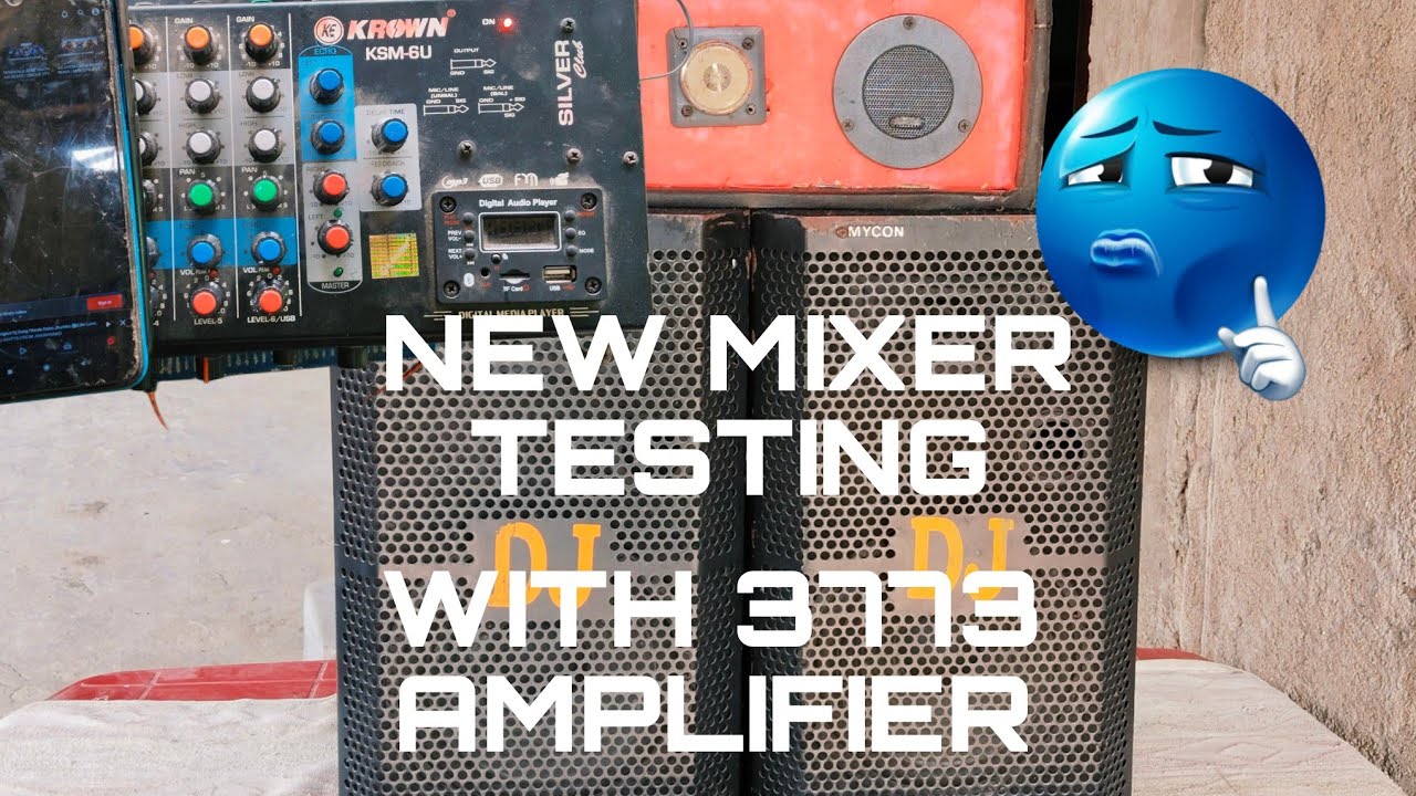 NEW MIXER TEST 🔥 3773 AMPLIFIER ON FULL POWER 😤
