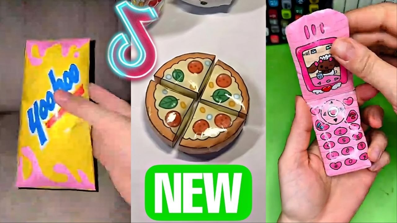 🌸Мягкая игрушка из бумаги -🌼 Лучшая подборка из TikTok 2026🌷4 #papersquishy