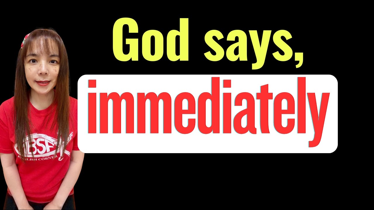 God asks me to tell you, IMMEDIATELY!! NO DELAY!  #propheticword #wordofgod #prophetic