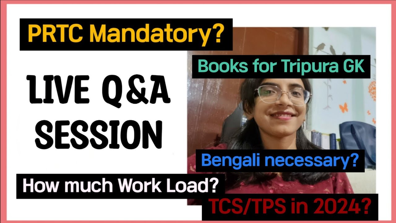 Live Q&A Session | TCS/TPS Mains | TPSC #tpsc #tcstps #livestream #live
