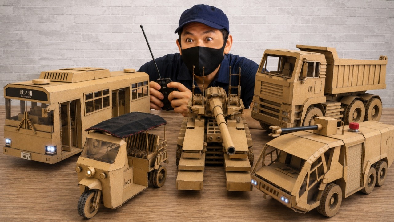 6 Amazing Rides from Cardboard