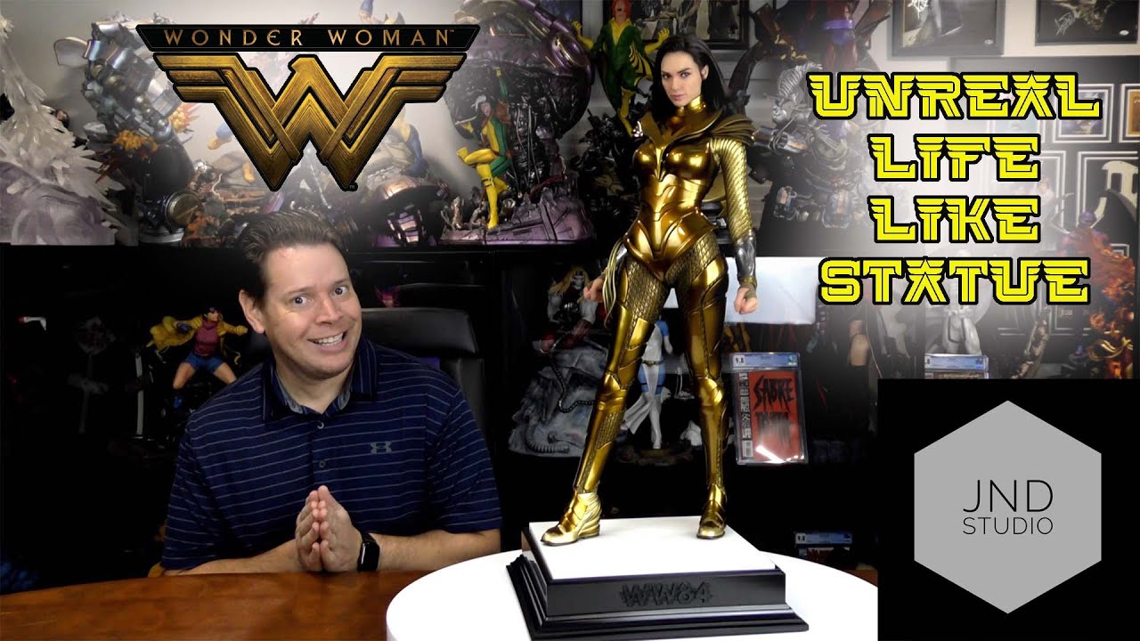 UNBELIEVABLE REALISTIC WONDER WOMAN Statue from JND Studios.