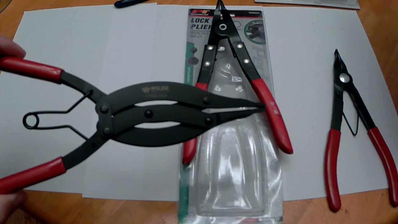 Wilde Lock Ring Pliers G705.B used on NV4500 Reverse Gear Clutch Snap Ring.